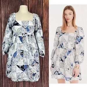 Squareneck Voile Dress in Patchwork Floral Liberty of London Dress